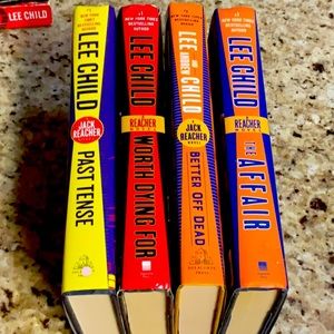 Lee Child 4 hardback books. See photo for novel names.